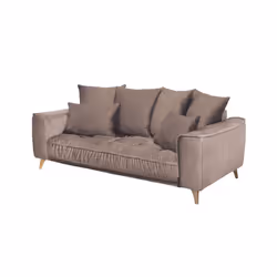 Maison Aubertin FR82933 canapé lit sofa 2 siège(s) Taupe