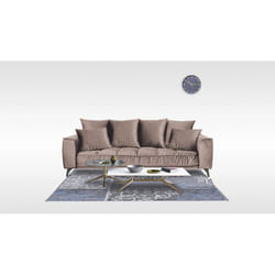 Maison Aubertin FR80894 canapé lit sofa 3 siège(s) Taupe