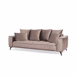 Maison Aubertin FR80894 canapé lit sofa 3 siège(s) Taupe