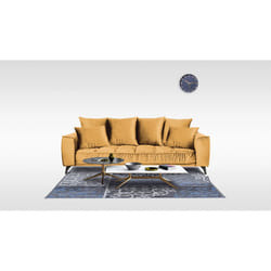 Maison Aubertin FR80891 canapé lit sofa 3 siège(s) Jaune