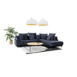 Maison Aubertin FR881004 canapé lit sofa 3 siège(s) Bleu