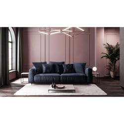 Maison Aubertin FR671428 canapé lit sofa 3 siège(s) Bleu