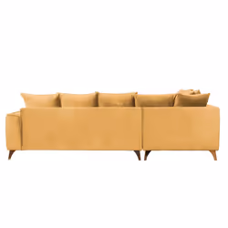 Maison Aubertin FR83906 canapé lit sofa 4 siège(s) Jaune - Vue supplémentaire 4