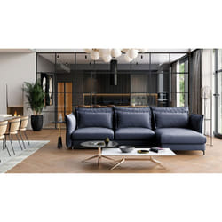 Maison Aubertin FR911083 canapé lit sofa 3 siège(s) Bleu