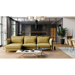 Maison Aubertin FR912519 canapé lit sofa 3 siège(s) Jaune