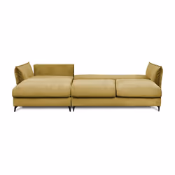 Maison Aubertin FR912519 canapé lit sofa 3 siège(s) Jaune