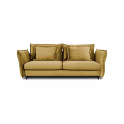 Maison Aubertin FR921098 canapé lit sofa 3 siège(s) Jaune