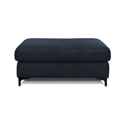 Pouf Fiesole Velours Bleu