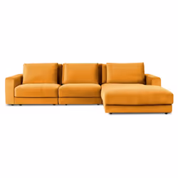 Maison Aubertin FR2363020 canapé lit sofa 5 siège(s) Jaune