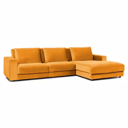 Maison Aubertin FR2363020 canapé lit sofa 5 siège(s) Jaune