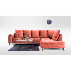 Maison Aubertin FR2643540 canapé lit sofa 4 siège(s) Rose