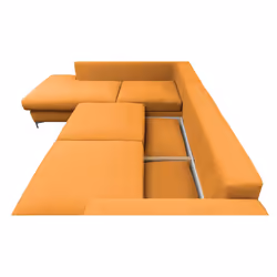 Maison Aubertin FR2423124 canapé lit sofa 4 siège(s) Jaune - Vue supplémentaire 7