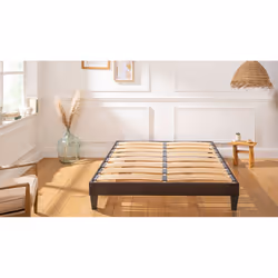 Maison Aubertin - Sommier en Kit Tissu Gris - 90 x 200 cm