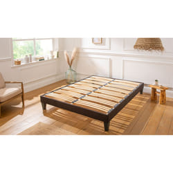 Maison Aubertin - Sommier en Kit Tissu Gris - 140 x 190 cm
