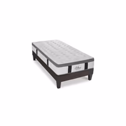 Ensemble Matelas Altesse Mousse Accueil Mémoire de Forme Ferme et sommier en kit 180x200cm