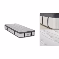 Maison Aubertin - Ensemble Matelas Altesse Mousse Accueil Mémoire - 26 cm et Sommier Kit Bois - 140 x 190 cm - Vue supplémentaire 4