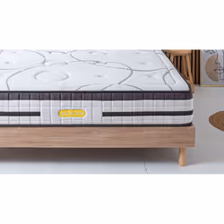 Ensemble sommier bois et et Matelas Concorde Ressorts ensachés Accueil Mémoire 26cm 160x200cm - Vue supplémentaire 7