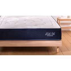 Maison Aubertin - Ensemble Matelas Dolce Vita Ressorts ensachés Accueil mémoire 28cm et Sommier Kit Bois 140x200cm - Vue supplémentaire 7