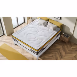 Maison Aubertin FR1101831, Rectangulaire, Bois, Blanc, 1400 mm, 1900 mm, 1400 x 1900 mm