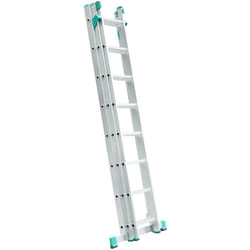 Alve - Echelle transformable 3 plans 3x8 barreaux - Longueur max. 5.13m - 7608/MKT/MMD