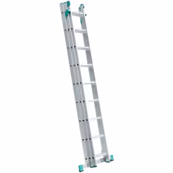 Description générale Échelle transformable EUROSTYL en aluminium robuste et légère, conçue pour être utilisée sur deux niveau ...