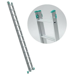 Alve - Echelle transformable 2 plans coulissante extensible 13 marches