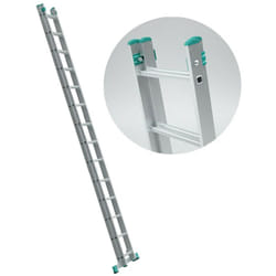 Alve - Echelle transformable 2 plans coulissante extensible 14 marches