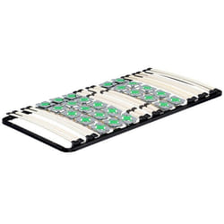 Sommier à lattes - ERGO - 100x200 cm - Ergonomique - Plots de soutien - Bi-zone