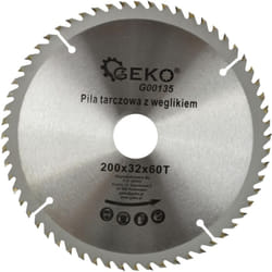 Lame de scie circulaire tct pour bois Ø200x32 60 dents