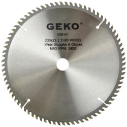 Lame de scie circulaire TCT pour bois Ø230x22 80 dents