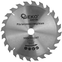 Geko - Lame de scie circulaire tct pour bois Ø300x32 24 dents