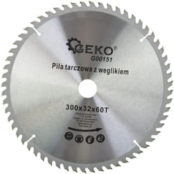 Lame de scie circulaire tct pour bois Ø300x32 60 dents