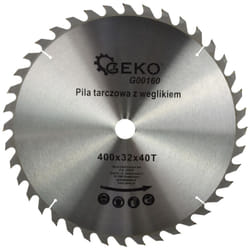 Lame de scie circulaire TCT pour bois Ø400x32 40 dents