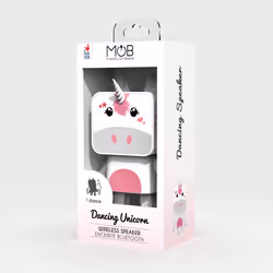 Mobility on Board Dancing Animal Unicorn Enceinte portable stéréo Blanc 3 W - Vue supplémentaire 6