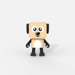 Mobility on Board Dancing Animal Chien Enceinte portable stéréo Multicolore 3 W