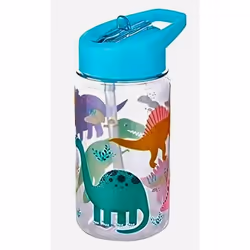 Bouteille à eau pour enfant - SASS & BELLE - Dinosaures - 400ml - Bec amovible et poignée de transport