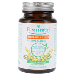 Puressentiel Comprimés Neutres pour Huiles Essentielles 30 Comprimés
