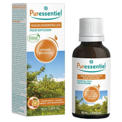 Puressentiel Huiles Essentielles pour Diffusion Voyage en Sicile 30 ml