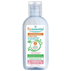 Puressentiel Assainissant Gel Antibactérien aux 2 Huiles Végétales 80 ml