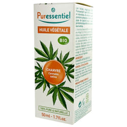 Puressentiel Huile Végétale Chanvre (Cannabis sativa) Bio 50 ml