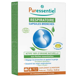 Puressentiel Respiratoire Capsules Bronches Bio 30 Capsules