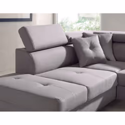Best Mobilier Lisbona Canapé d'angle 5 siège(s) Gris - Vue supplémentaire 5