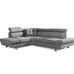 Best Mobilier Lisbona Canapé d'angle 5 siège(s) Gris - Vue supplémentaire 6