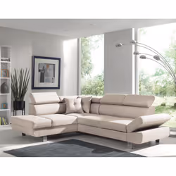 Best Mobilier Lisbona Canapé d'angle 5 siège(s) Gris - Vue supplémentaire 4