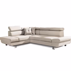 Best Mobilier Lisbona Canapé d'angle 5 siège(s) Gris - Vue supplémentaire 5