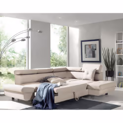 Best Mobilier Lisbona Canapé d'angle 5 siège(s) Gris