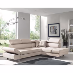 Best Mobilier Lisbona Canapé d'angle 5 siège(s) Gris - Vue supplémentaire 4