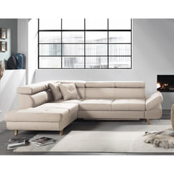 Best Mobilier Linea Canapé d'angle 5 siège(s) Gris