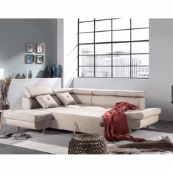 Best Mobilier Linea Canapé d'angle 5 siège(s) Gris