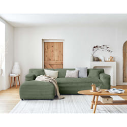 Best Mobilier Lisbona Canapé d'angle 5 siège(s) Bleu